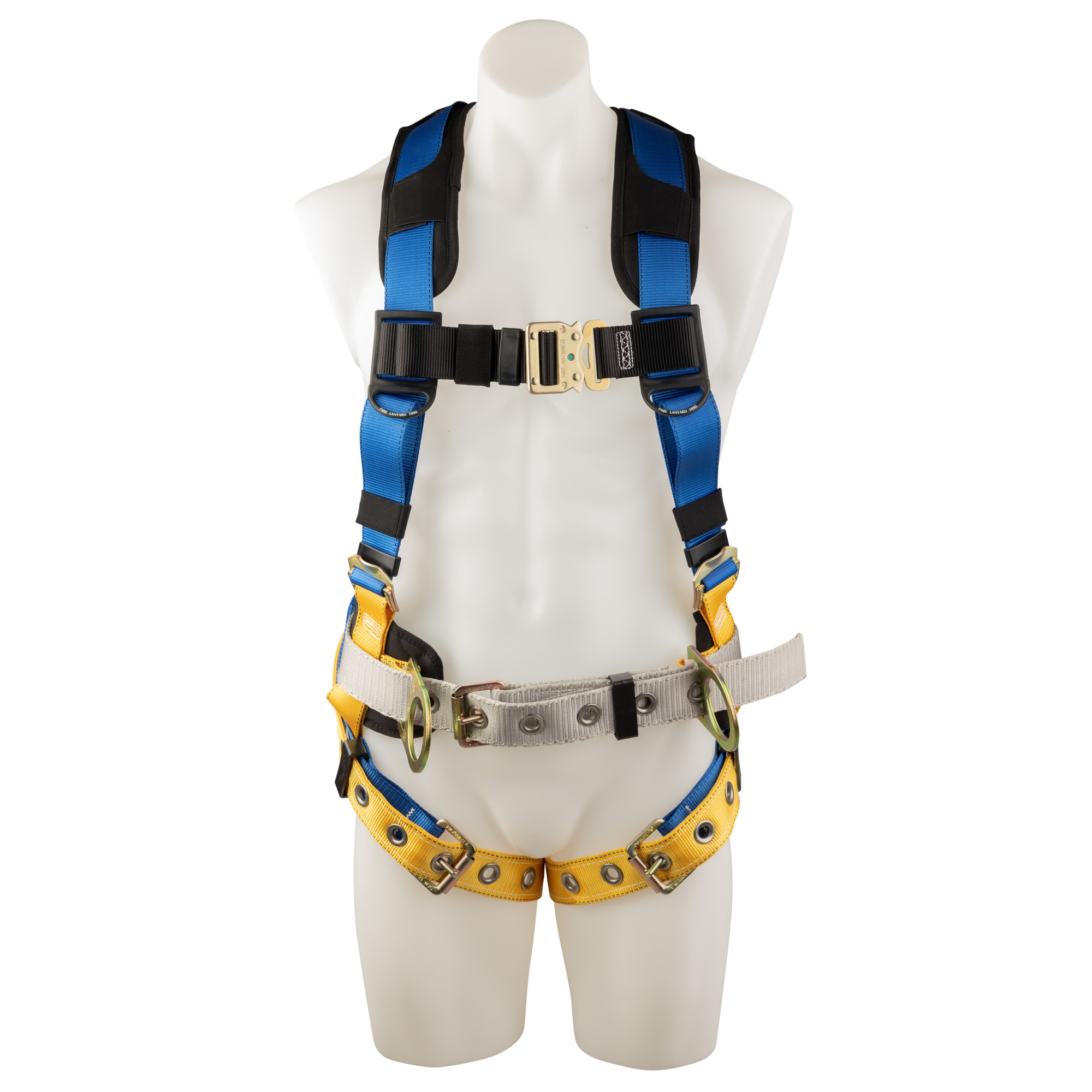 Werner Litefit Plus Harness — Medium/Large, Back and Hip D-Rings, Tongue Buckle Legs, Model# H332102XQP